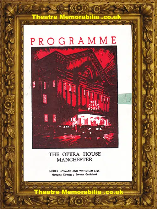 Manchester Opera House Theatre - Words and Music - 1959