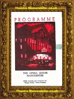 Manchester Opera House Theatre – Words and Music – 1959