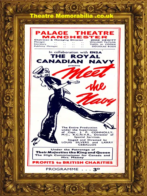 Manchester Palace Theatre - Meet The Canadian Navy - 1940s