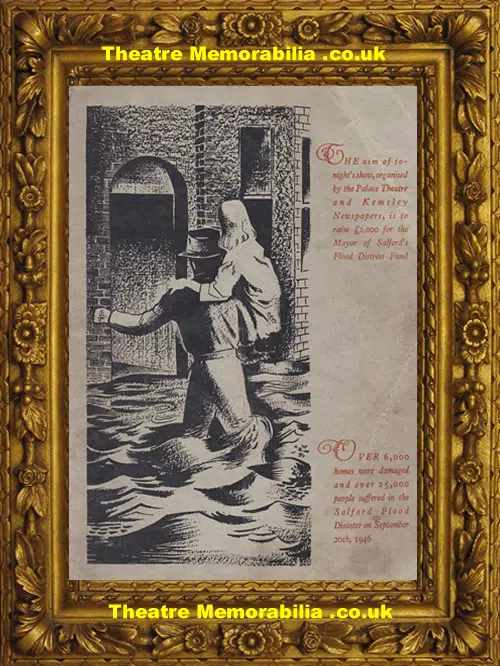 Manchester Palace Theatre - Salford Flood Disaster Benefit 1946