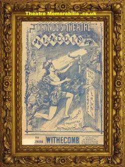 Manchester Prince’s Theatre – Aladdin – 1891