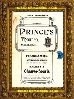 Manchester Prince’s Theatre – Balieff’s Chauve Souris – 1926