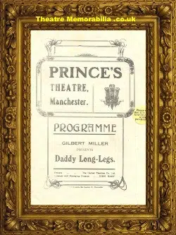 Manchester Prince’s Theatre – Daddy Long Legs – 1918