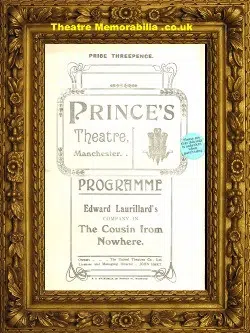 Manchester Prince’s Theatre – The Cousin From Nowhere – 1923