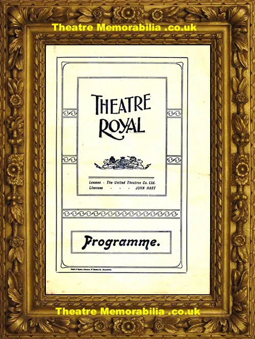 Manchester Theatre Royal - Louis X1 - 1907