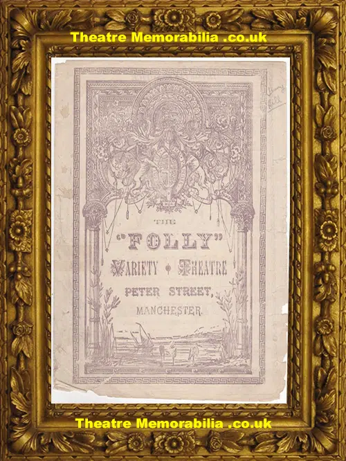 Manchester Variety Theatre - The Folly - Late 1800s