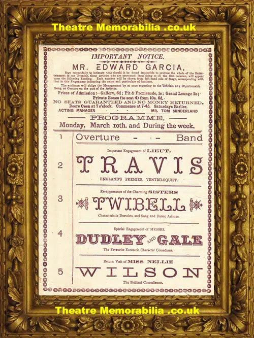 Manchester Variety Theatre - The Folly - Late 1800s