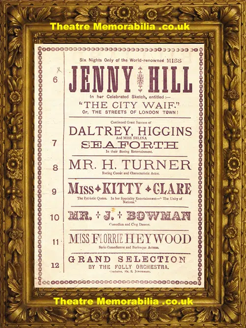 Manchester Variety Theatre - The Folly - Late 1800s