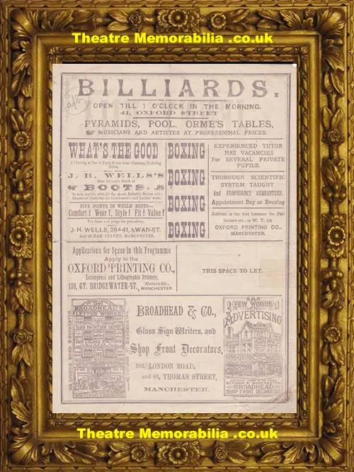 Manchester Variety Theatre - The Folly - Late 1800s