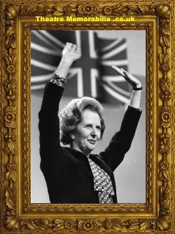 Margaret Thatcher Downing Street Letter + Speech Script Wales
