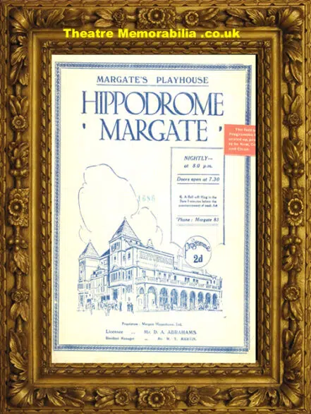 Margate Hippodrome – Mercenary Mary – 1920’s