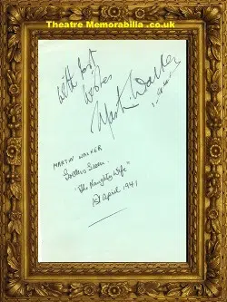 Marie Marion + Nelson Clifford + Martyn Walker + Autographs 1941
