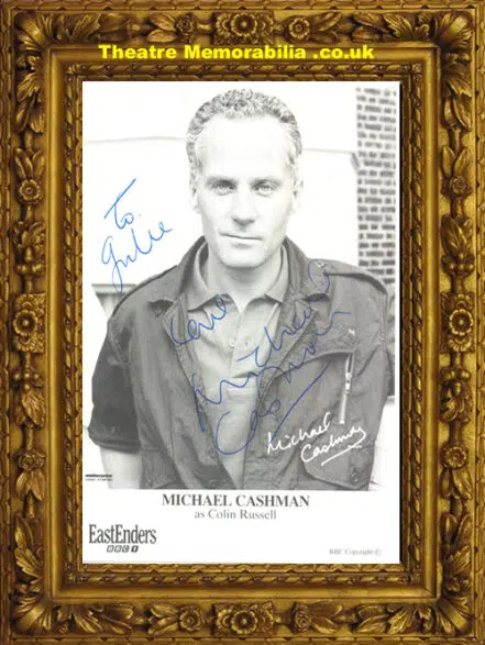 Michael Cashman Autograph Signed – Eastenders Colin Russell