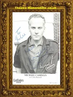 Michael Cashman Autograph Signed – Eastenders Colin Russell