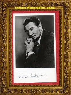 Michael Redgrave Signed Photograph