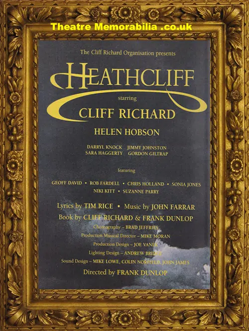 National Indoor Arena Birmingham - Heathcliff 1996 Cliff Richard