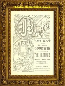 New York Bijou Theatre – Barbara – 1891