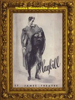 New York St James Theatre – Hamlet – 1936 – Gielgud – Anderson