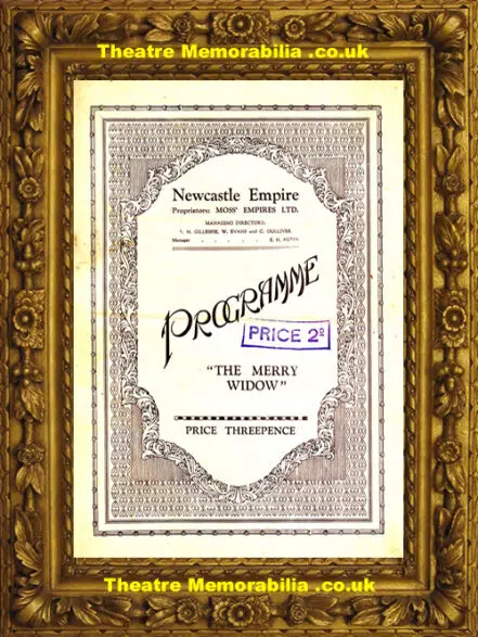 Newcastle Empire Theatre – The Merry Widow – 1932