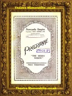 Newcastle Empire Theatre – The Merry Widow – 1932