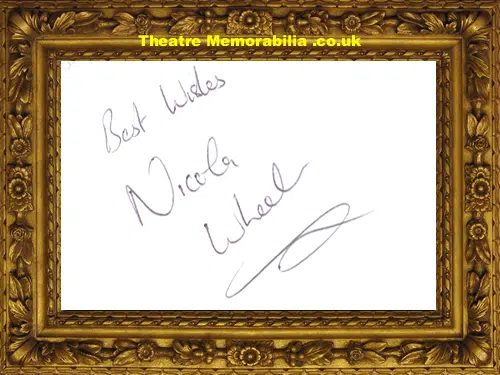 Nicola Wheeler Autograph Signed - Emmerdale