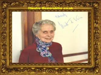 Ninette De Vallois Signed Photograph Prima Ballerina