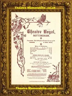 Nottingham Royal Theatre – A Life Of Pleasure – 1894