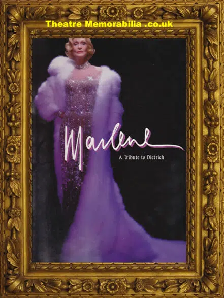 Oldham Coliseum Theatre – Marlene Dietrich – 1996