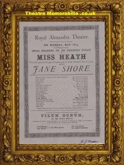 Ontario Canada Royal Alexandra Theatre – Jane Shore – 1800s