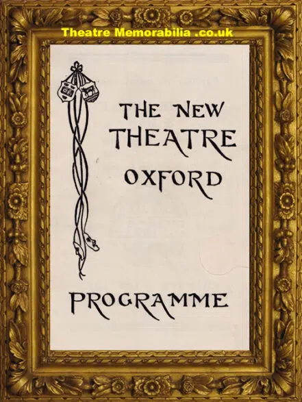 Oxford New Theatre – Barretts Of Wimpole Street – 1931