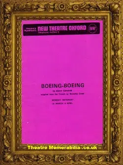 Oxford New Theatre – Boeing Boeing – 1975 – Yootha Joyce