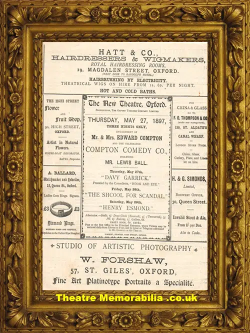 Oxford New Theatre - Hook and Eye - 1897