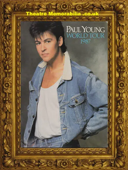 Paul Young World Tour Concert Programme 1987