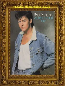 Paul Young World Tour Concert Programme 1987