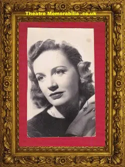 Phyllis Calvert Autographed Old Picture 1947
