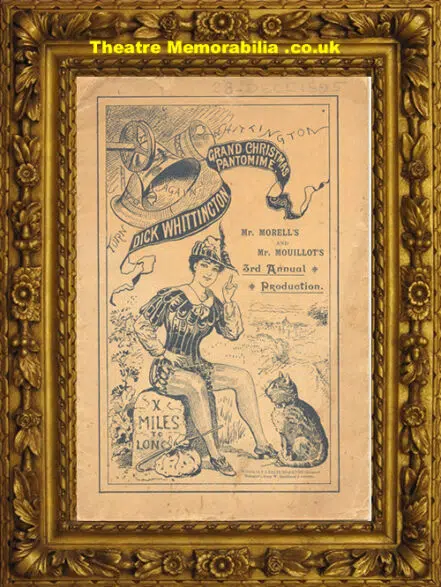 Plymouth – Dick Whittington Pantomime – 1895