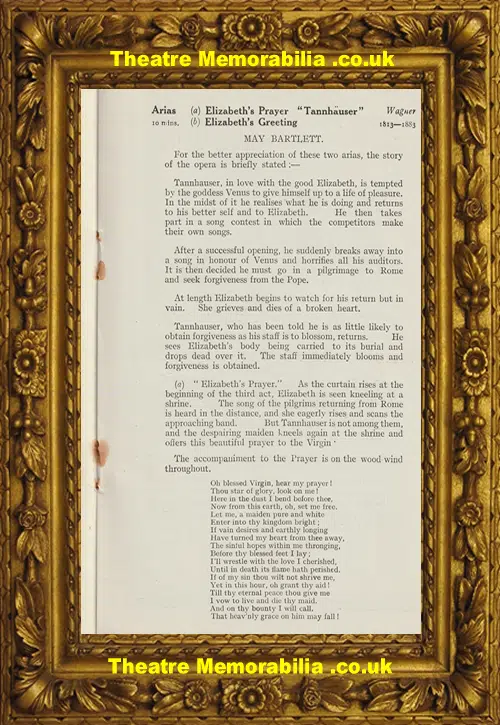 Plymouth Orchestral Society Concert Programme 1930