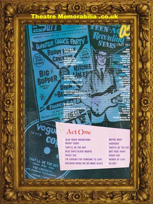 Plymouth Theatre Royal - Buddy Holly Story - 2009
