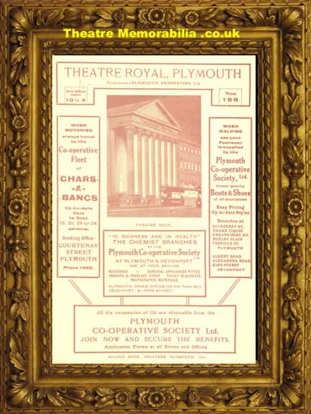 Plymouth Theatre Royal – Her First Affaire – 1931