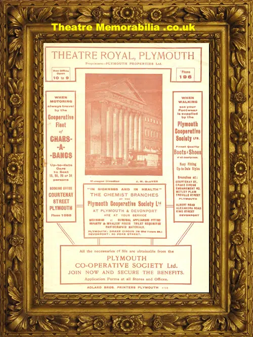Plymouth Theatre Royal - Red Riding Hood - 1930