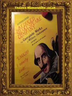 Reduced Shakespeare Company Theatre Poster 1980s