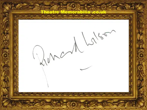 Richard Wilson Autograph Signed - Victor Meldrew