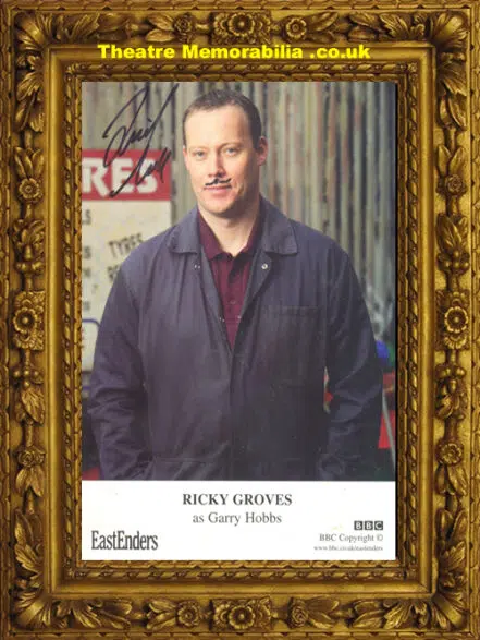 Ricky Groves Autograph Signed – Eastenders – Gary Hobbs