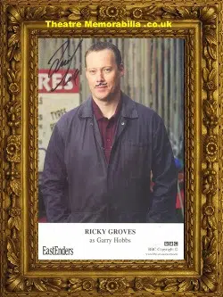 Ricky Groves Autograph Signed – Eastenders – Gary Hobbs