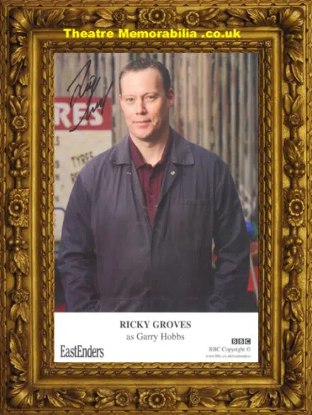 Ricky Groves Autograph Signed – Eastenders Gary Hobbs