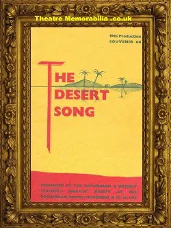 Rotherham Empire Theatre – The Desert Song – 1935