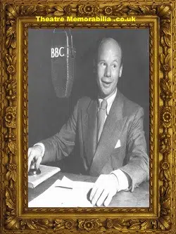 Roy Plomley Autograph Signed Card – BBC Radio Presenter 1950s