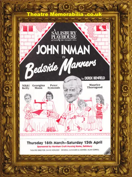 Salisbury Playhouse Theatre – Bedside Manners 1989 – John Inman