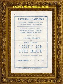 Sandown Pavilion Theatre - Out Of The Blue - 1940s