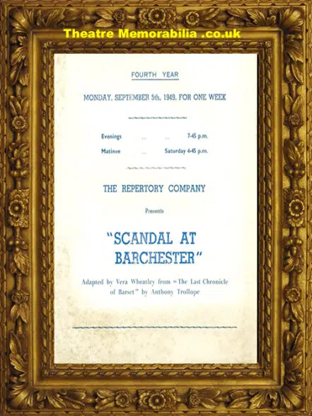 Scarborough Opera House – Scandal At Barchester – 1949